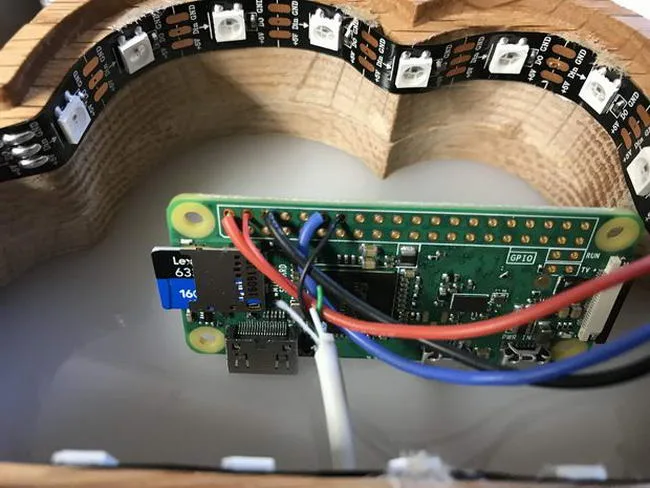 Самодельный ночной светильник "Облачко" на Raspberry Pi Zero
