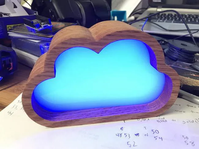Самодельный ночной светильник "Облачко" на Raspberry Pi Zero