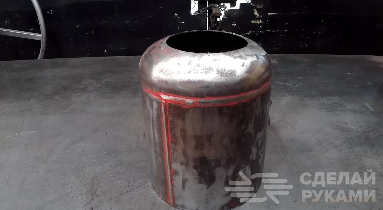 Самодельная печь на отработанном масле