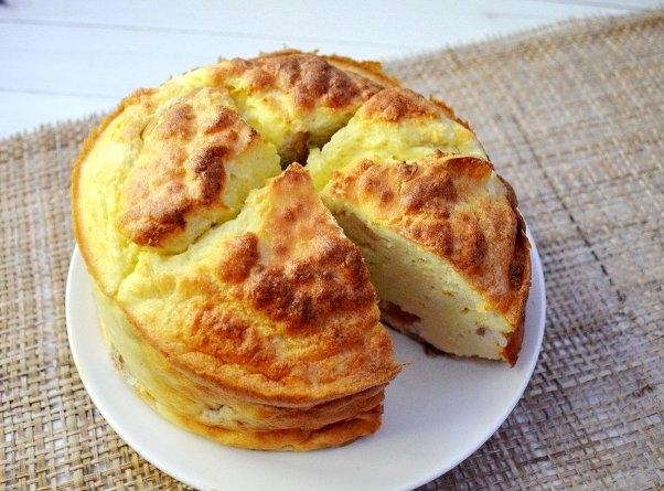 Творожная шарлотка
