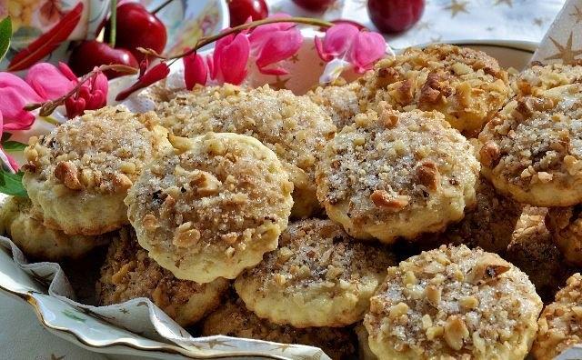 Печенье песочное с орехами"Наследство"