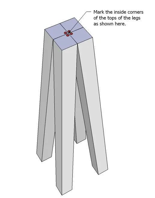 Высокий табурет своими руками
